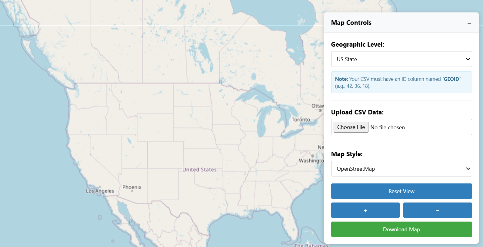 Choropleth Map Generator